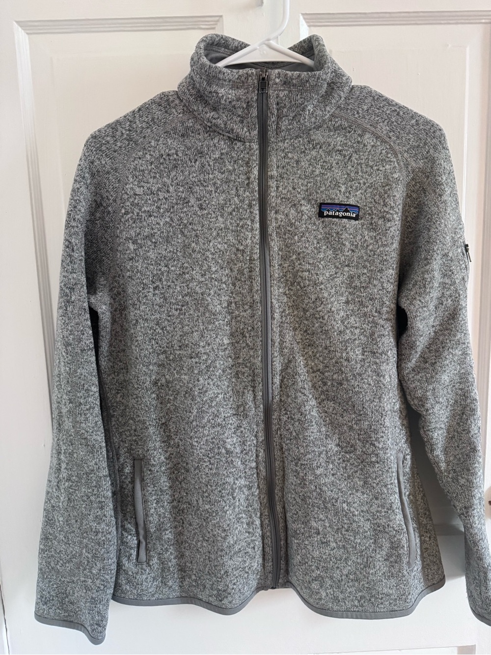 Patagonia Gray Heather Full-Zip Fleece Jacket